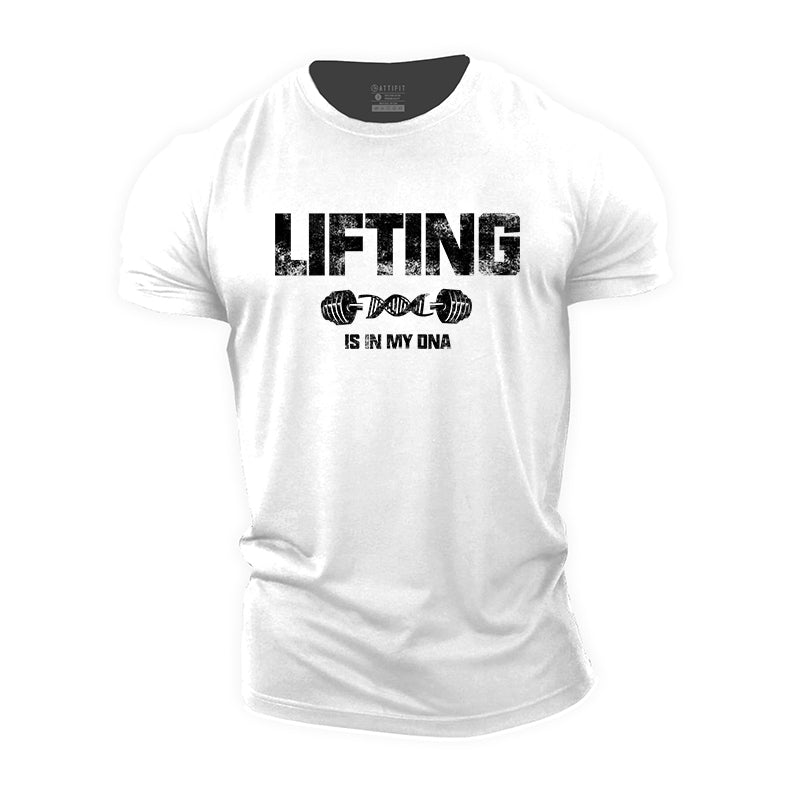 Lifting Is In My DNA Cotton T-Shirts