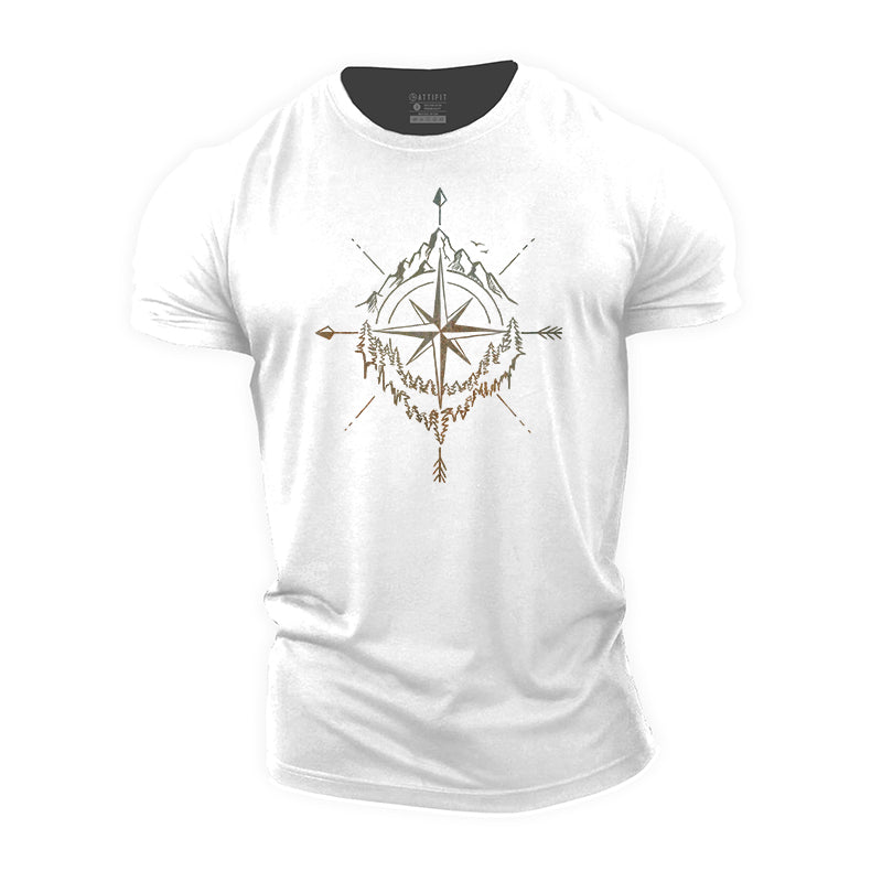 Mountain Compass Cotton T-shirt