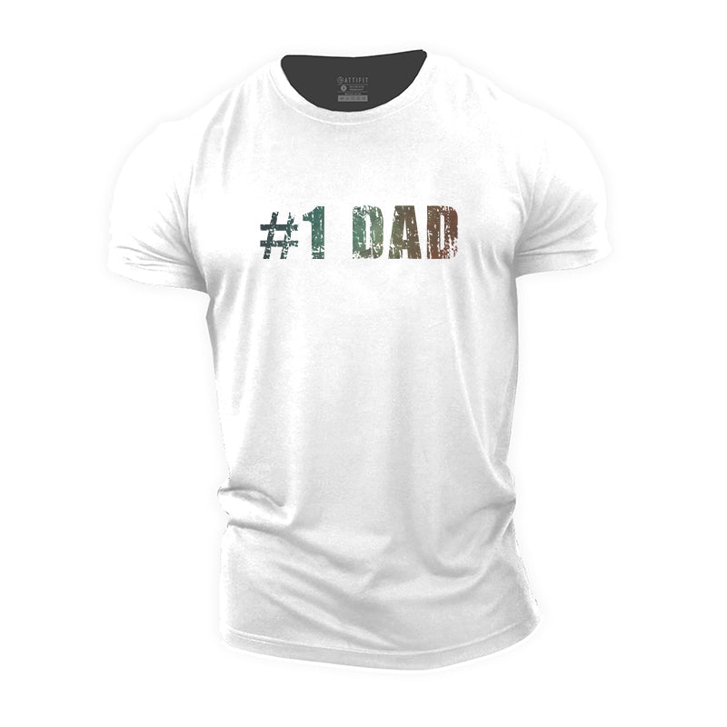 No.1 Dad Cotton T-Shirts