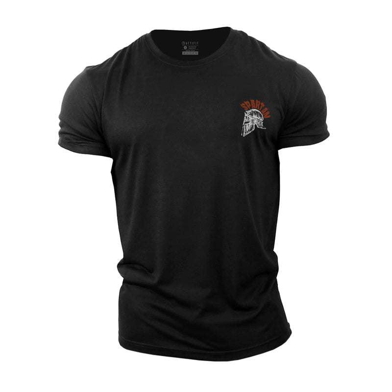 Cotton Spartan Print Men's T-shirts