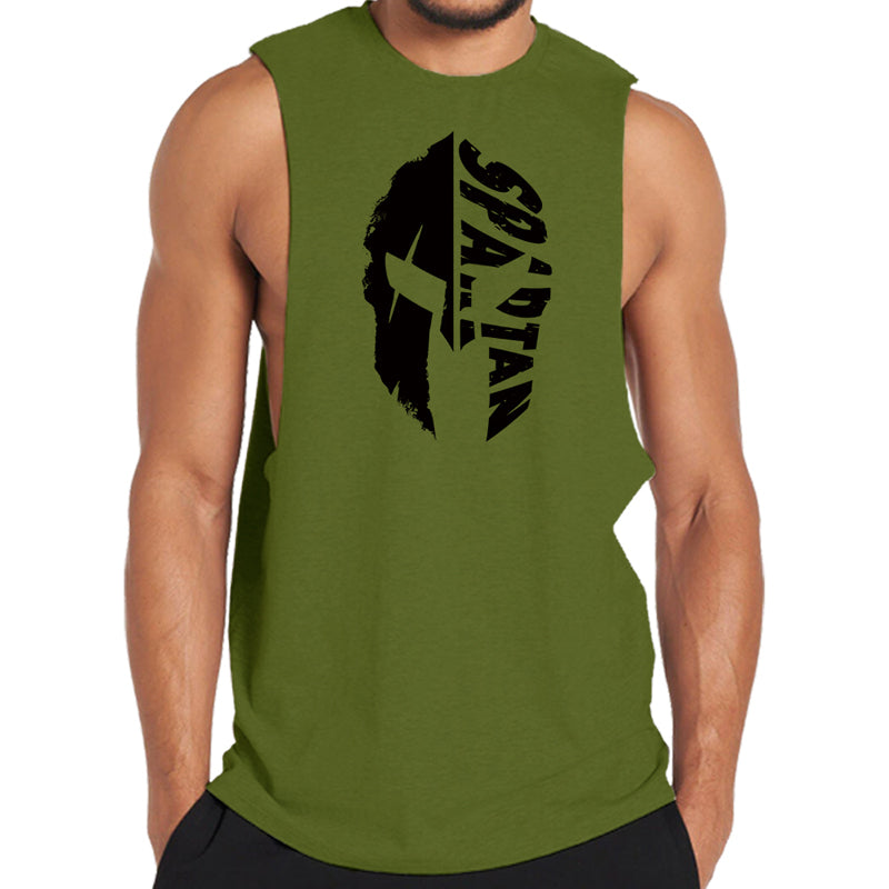 Spartan Helmet Graphic Tank Top