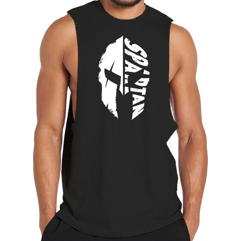 Spartan Helmet Graphic Tank Top