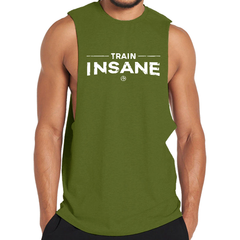 Train Insane Graphic Tank Top