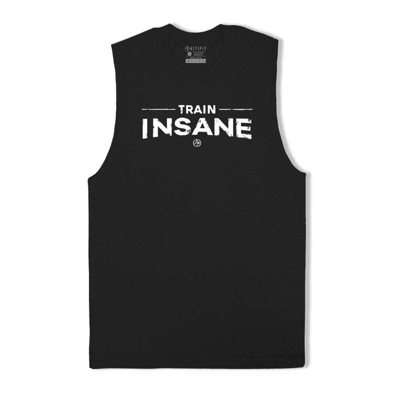 Train Insane Graphic Tank Top