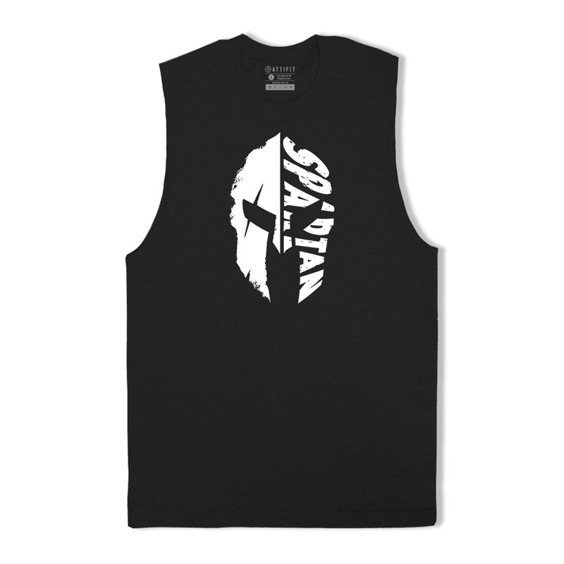 Spartan Helmet Graphic Tank Top