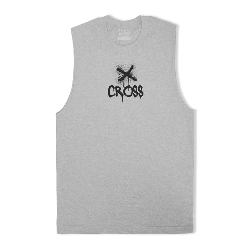 Cross Print Tank Top