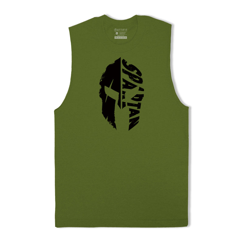 Spartan Helmet Graphic Tank Top