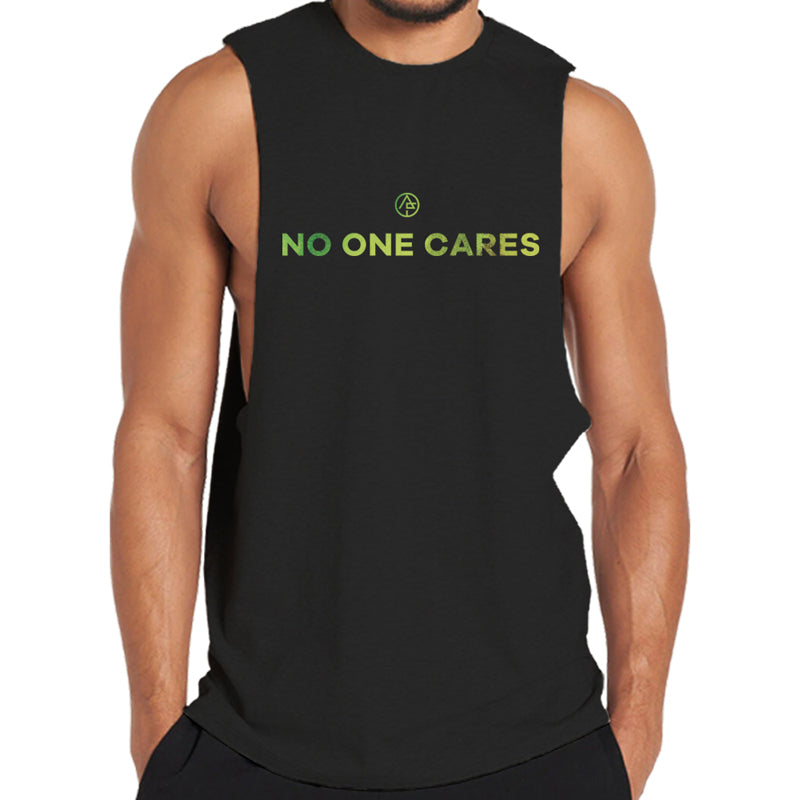 No One Cares Graphic Tank Top