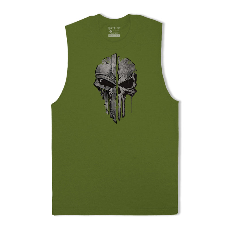 Monster Skull Graphic Tank Top