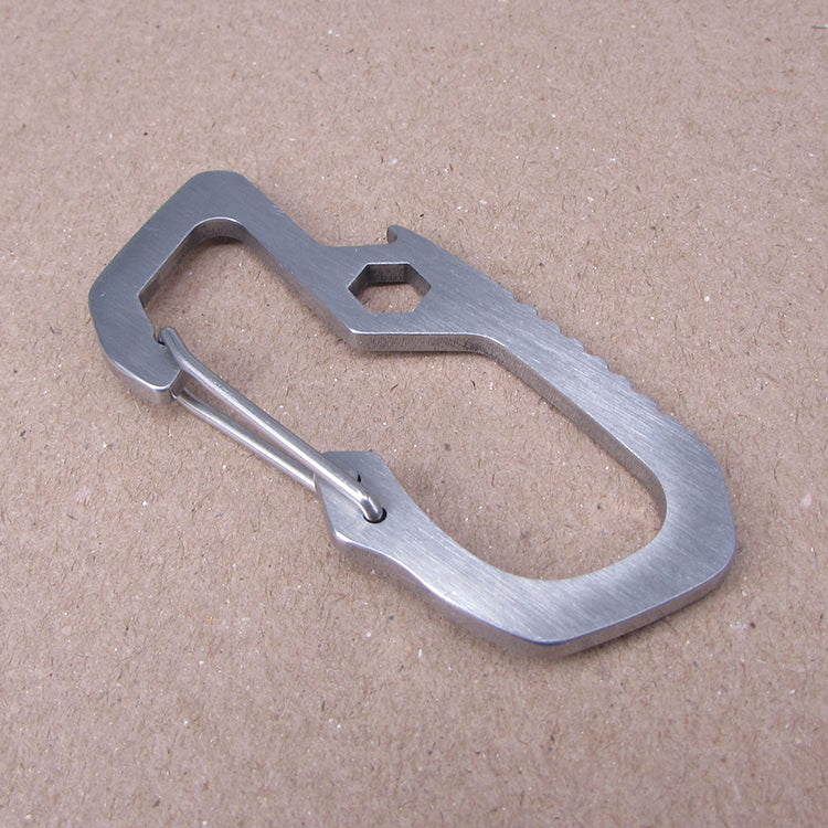 Multifunctional D-shaped Carabiner