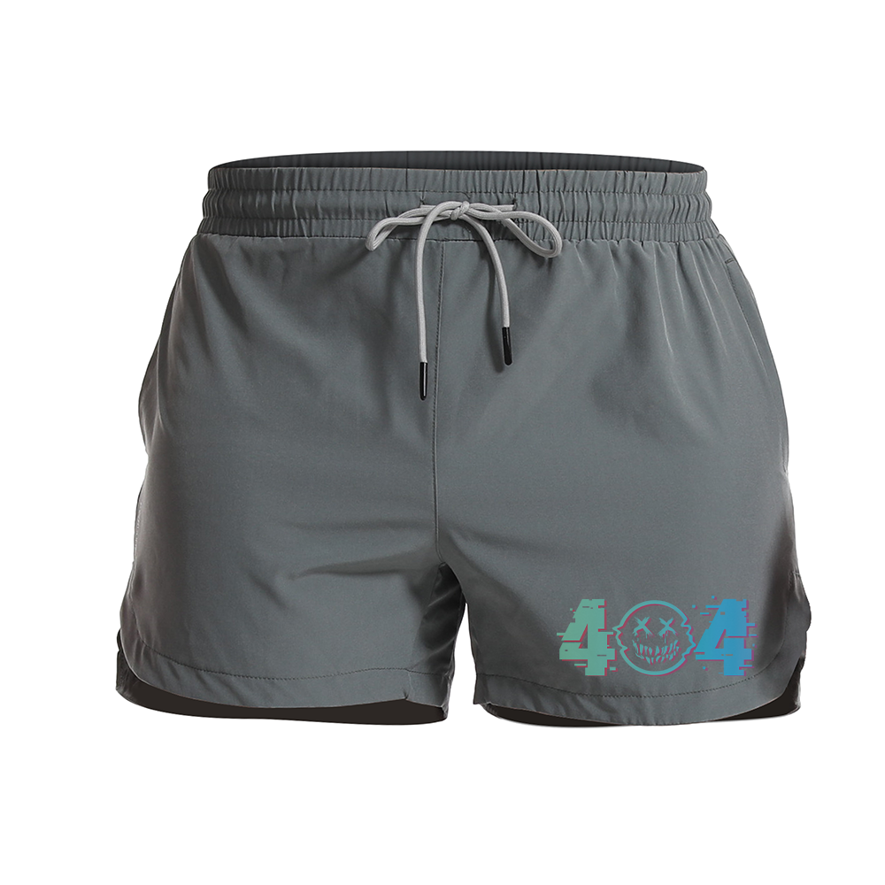 404 Smiley Graphic Shorts