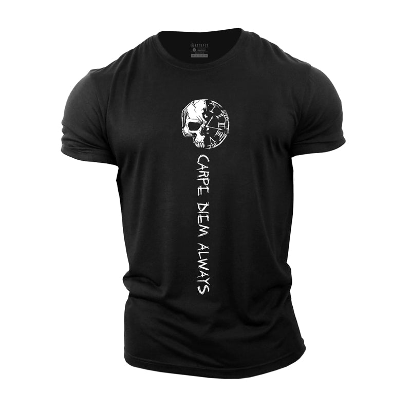 Carpe Diem Always Cotton Men's T-Shirts