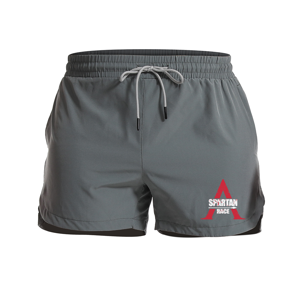 Men's Quick Dry Spartan A Graphic Shorts
