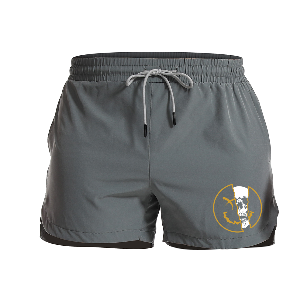 Broken Smile Graphic Shorts