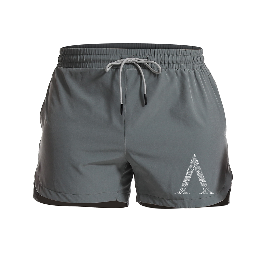 Electronic Spartan A Graphic Shorts