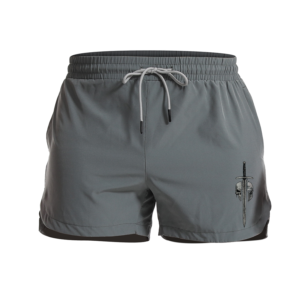 Spartan Sword Graphic Shorts