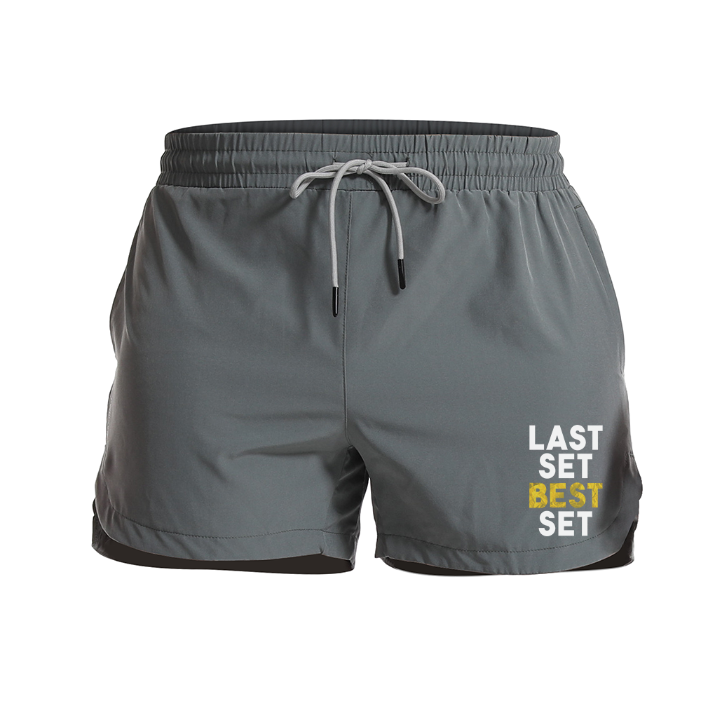 Last Set Best Set Graphic Shorts