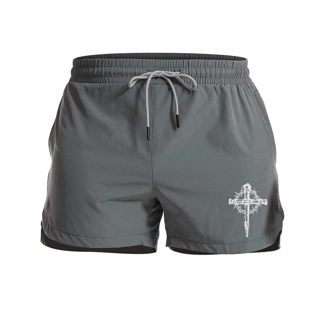 Thorn Cross Graphic Shorts