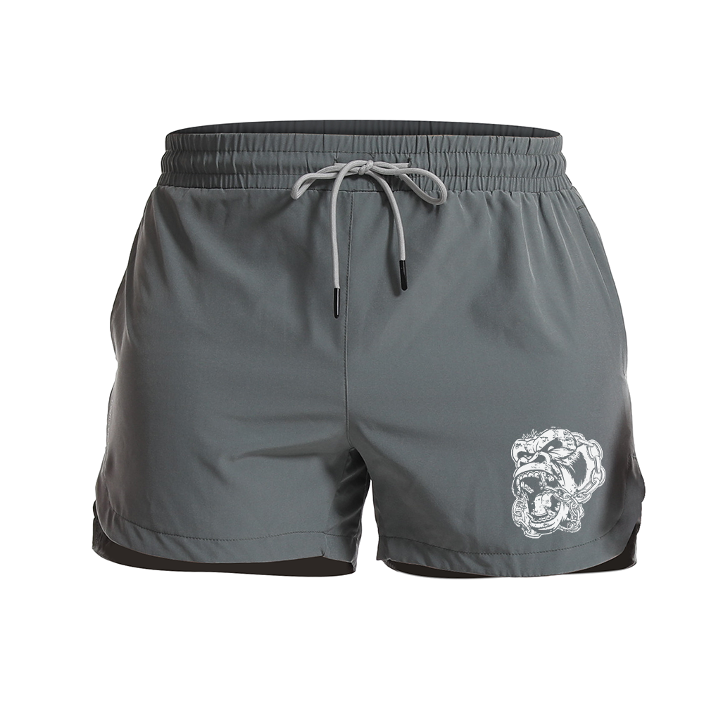 Angry Gorilla Graphic Shorts