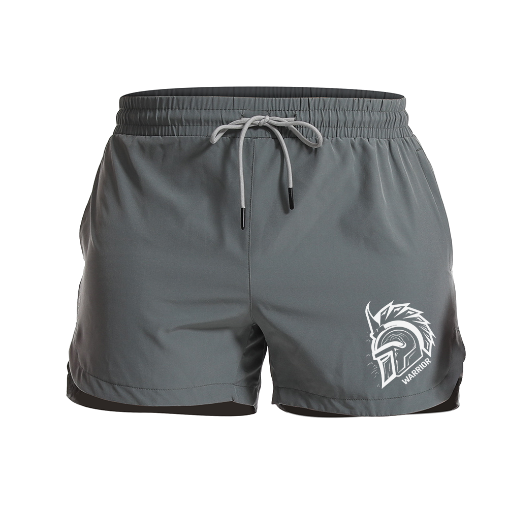 Spartan Warrior Helmet Graphic Shorts