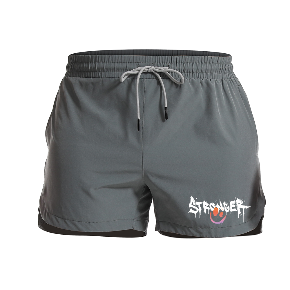 Stronger Gym Graphic Shorts