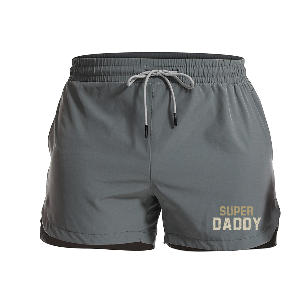 Super Daddy Graphic Shorts