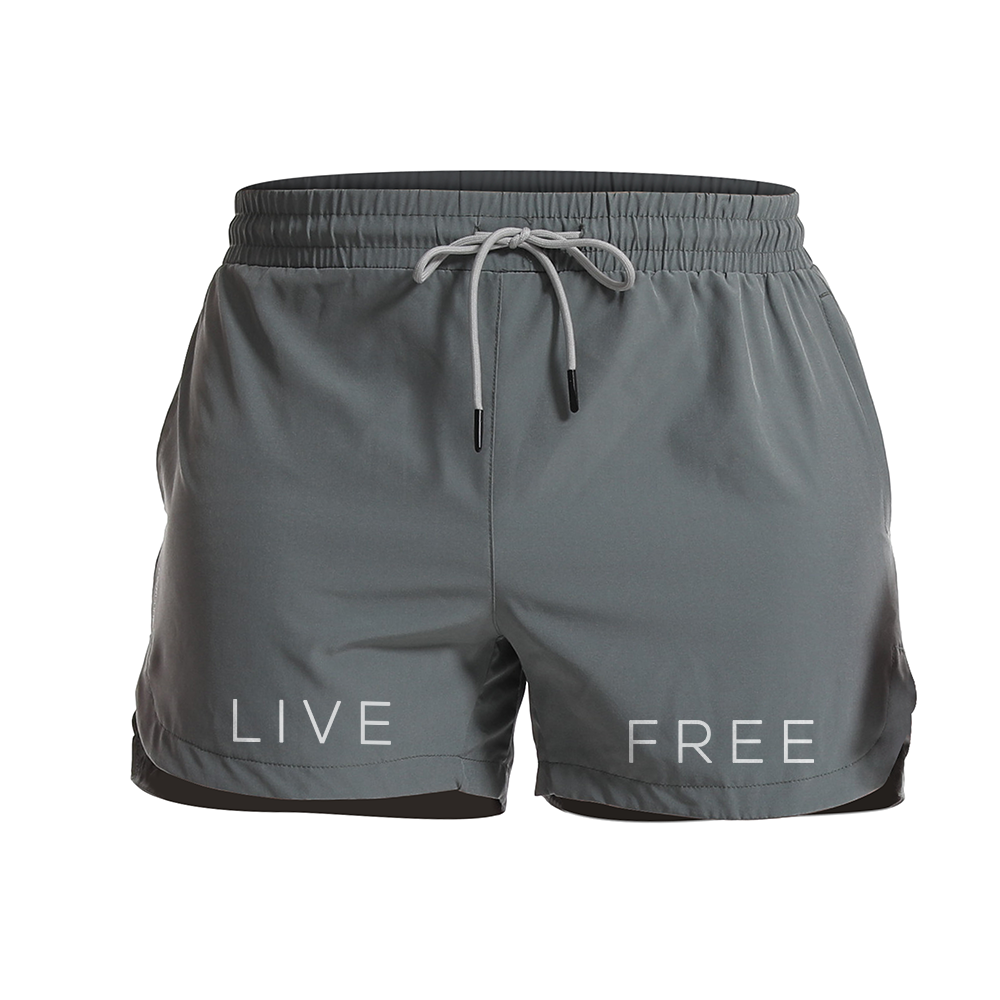 Live Free Graphic Shorts