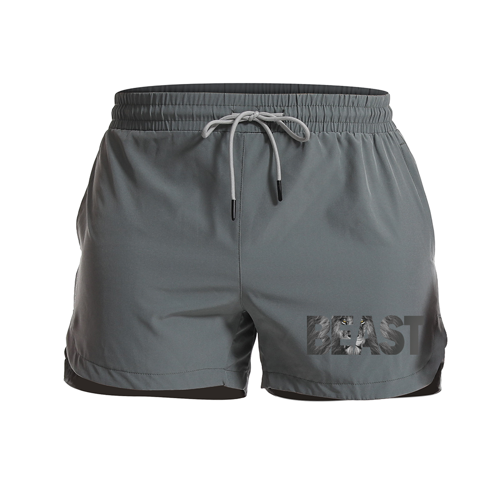 Lion Beast Graphic Shorts