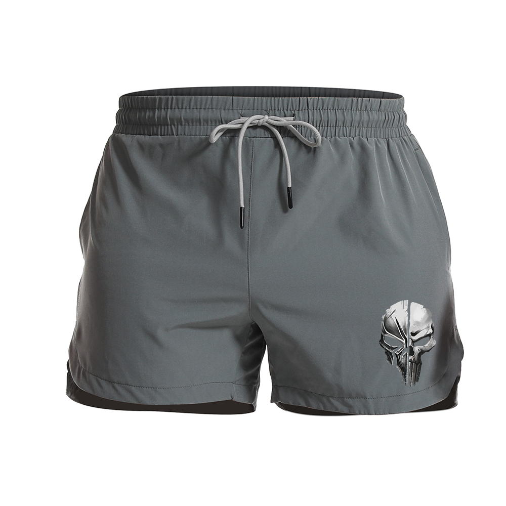 Spartan Skeleton Graphic Shorts