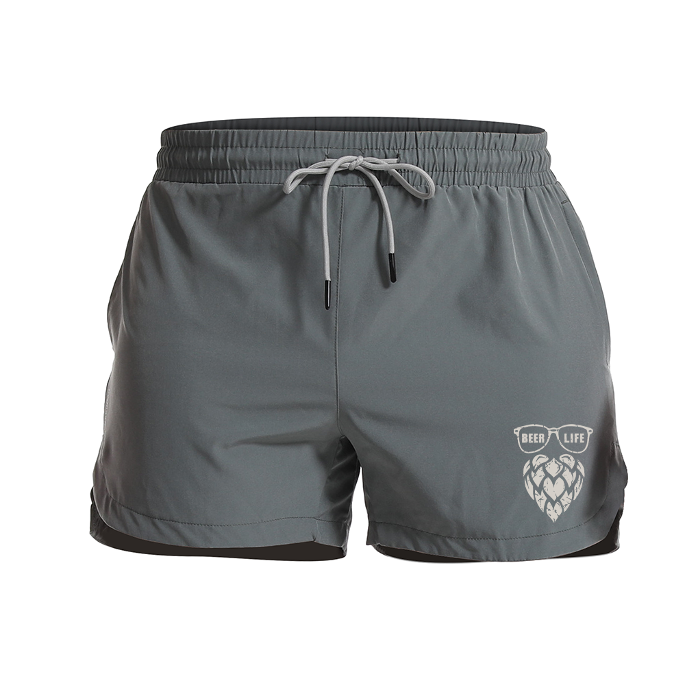 Beer Life Graphic Shorts