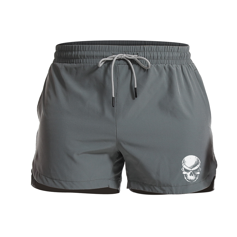 Skull Graphic Shorts