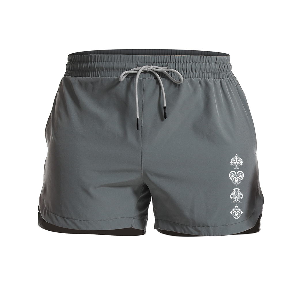 Poker Elements Graphic Shorts