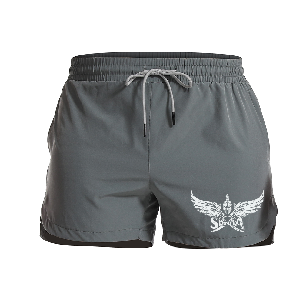 Spartan Helmet Wings Graphic Shorts