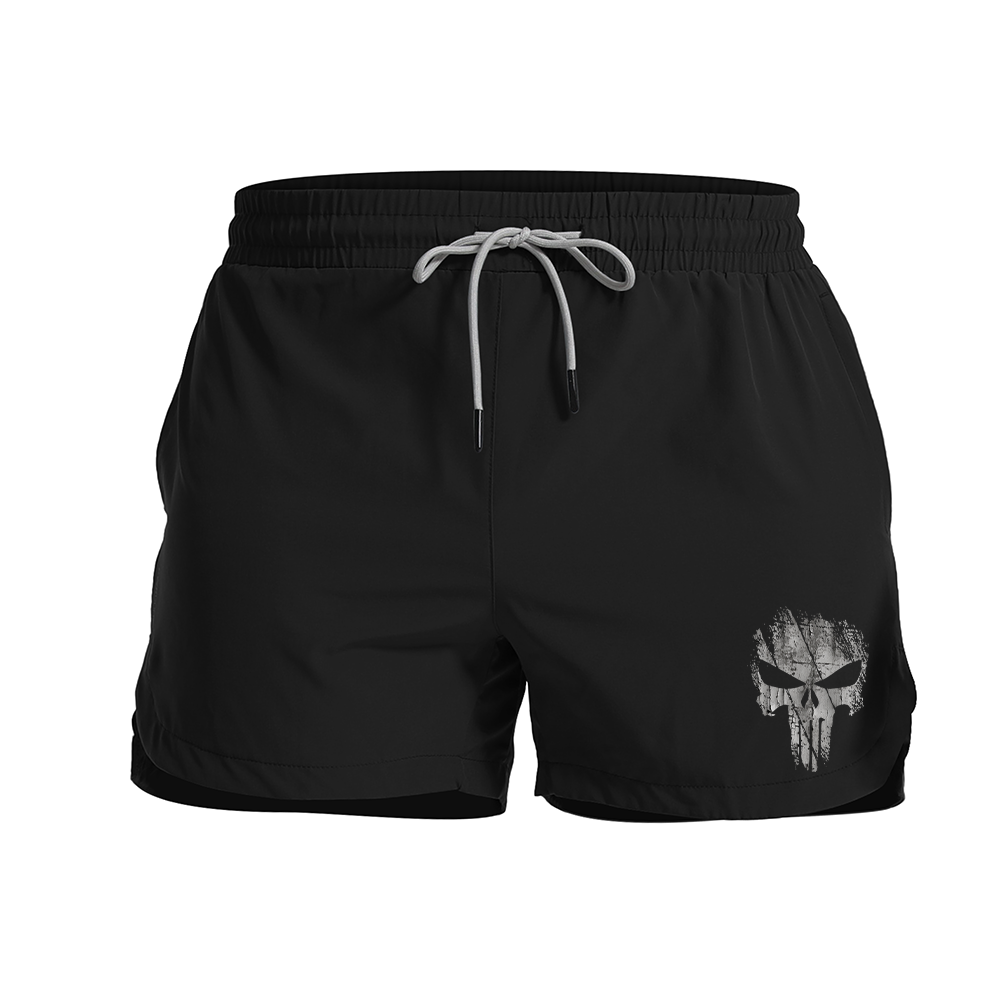 Bark Skeleton Graphic Shorts