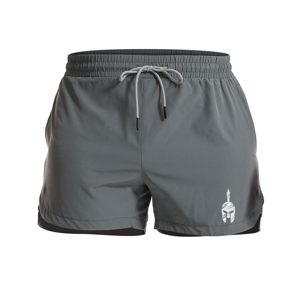 Spartan Helmet Graphic Shorts