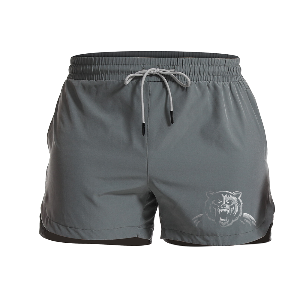 Bear Graphic Shorts