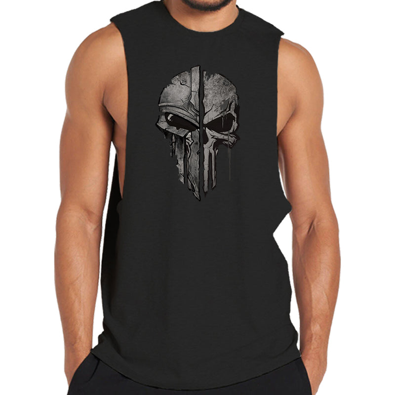 Monster Skull Graphic Tank Top