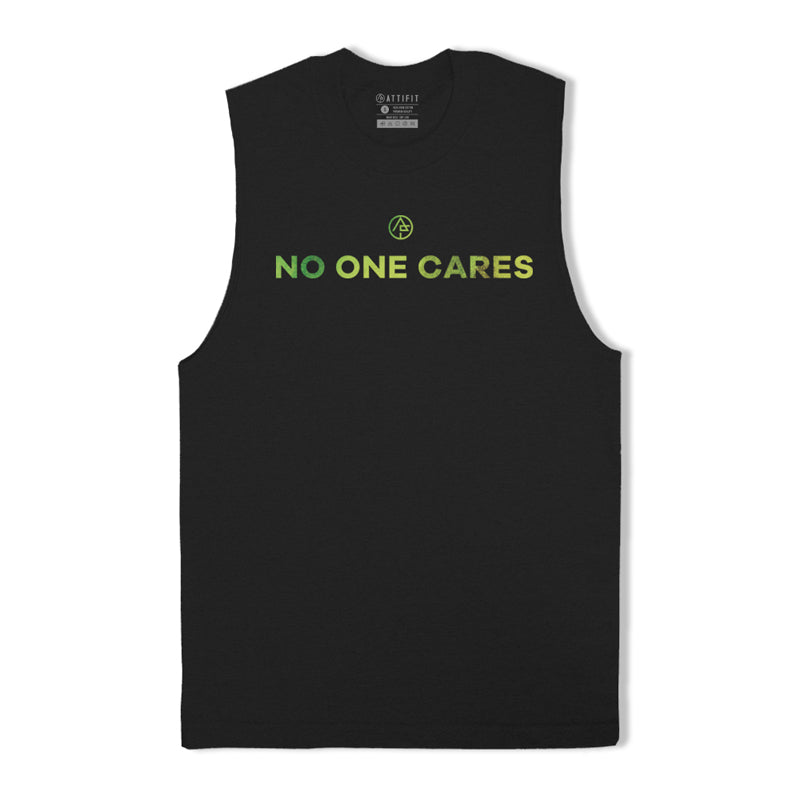 No One Cares Graphic Tank Top