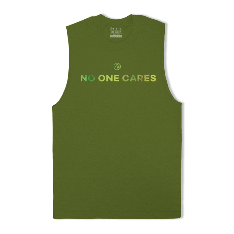 No One Cares Graphic Tank Top