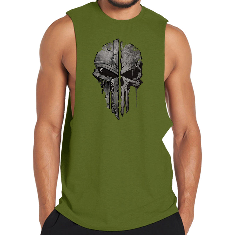 Monster Skull Graphic Tank Top