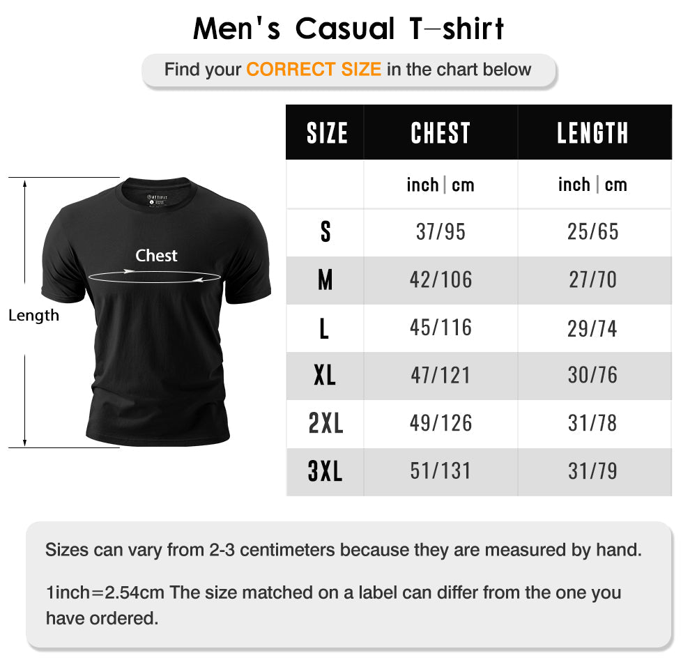 Herren-T-Shirts mit Aquarell-Schädel-Grafik aus Baumwolle