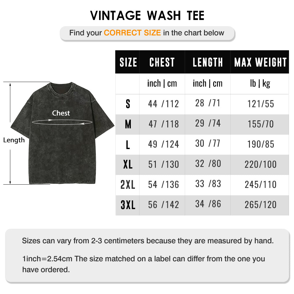 Man Vs Iron Washed T-Shirt