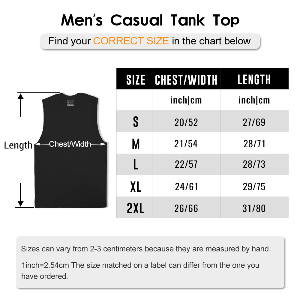 Cotton Anchor Graphic Men's Tank Top