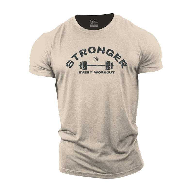 Stronger Workout Men's T-Shirts