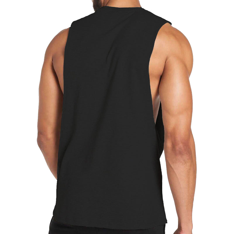 Cotton Unyielding Graphic Tank Top