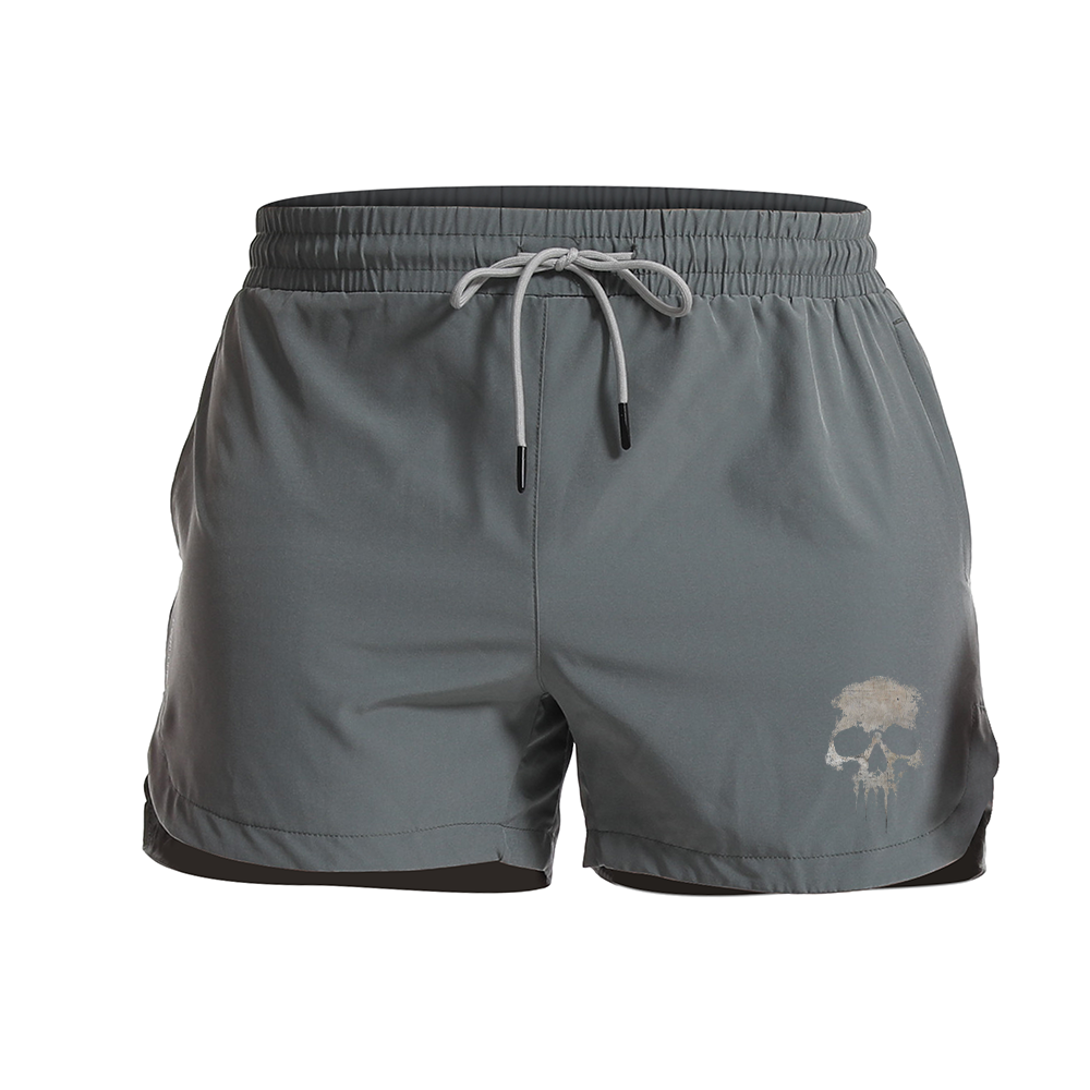 Skull Graphic Shorts