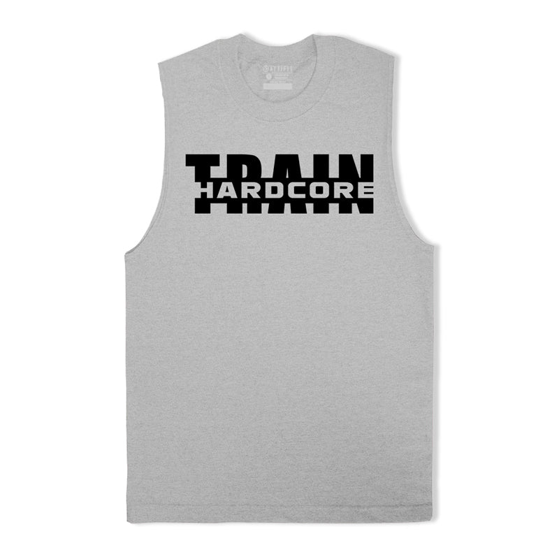 Train Hardcore Graphic Tank Top