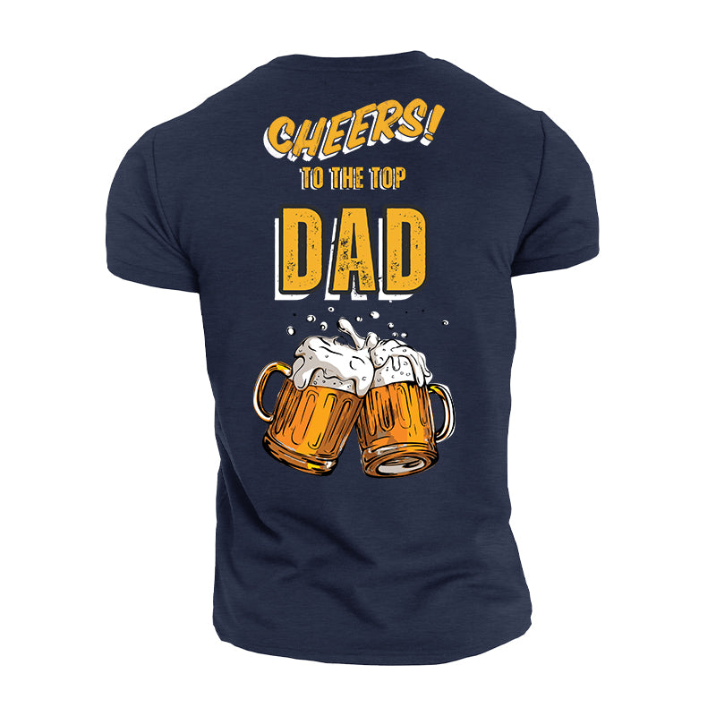 Cheers To Dad Cotton T-shirt