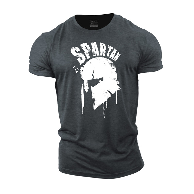 Spartan Helmet Cotton Men's T-Shirts