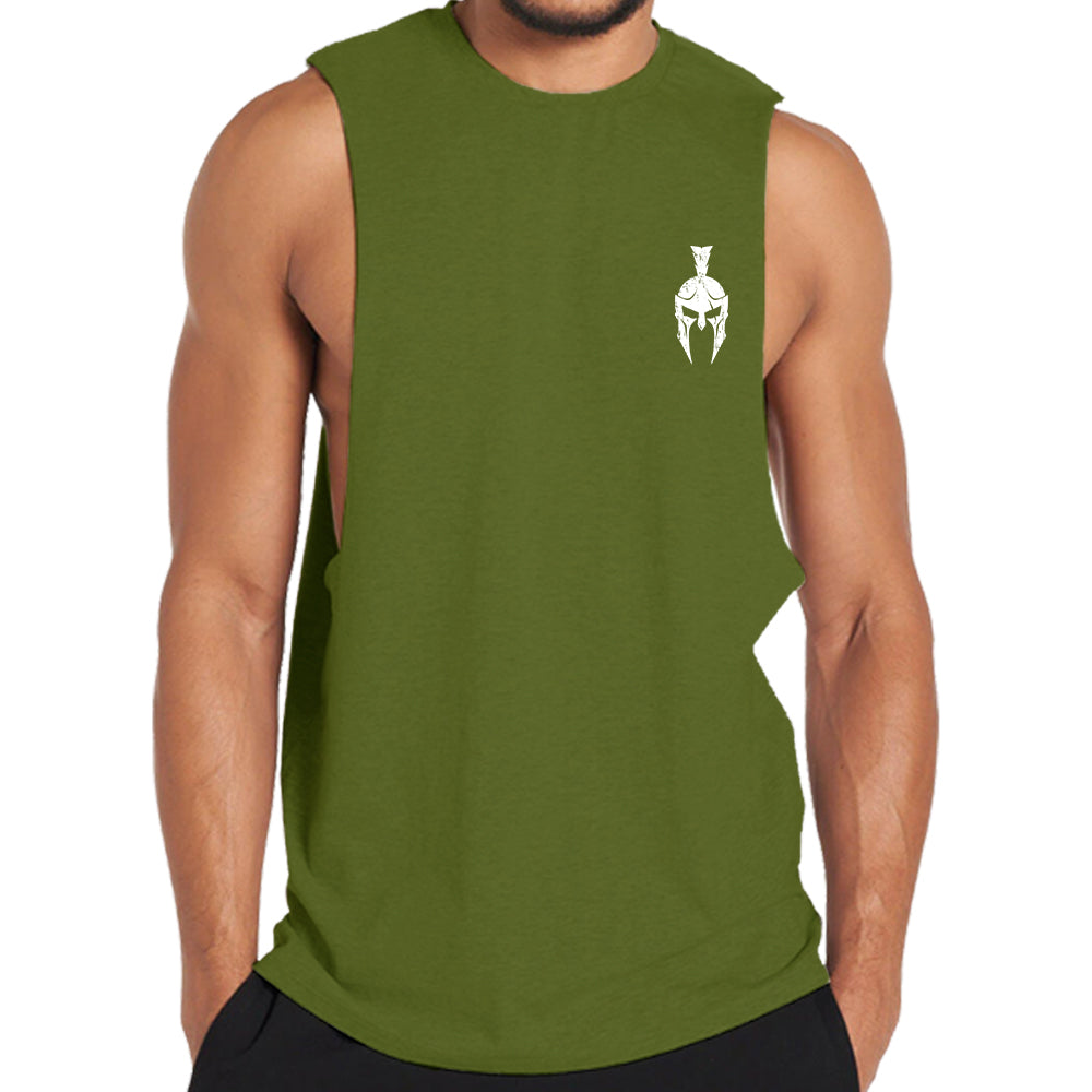 Spartan Helmet Graphic Tank Top